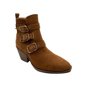 Sam and Libby Women's Finnley Ankle Boot Brown - Medium